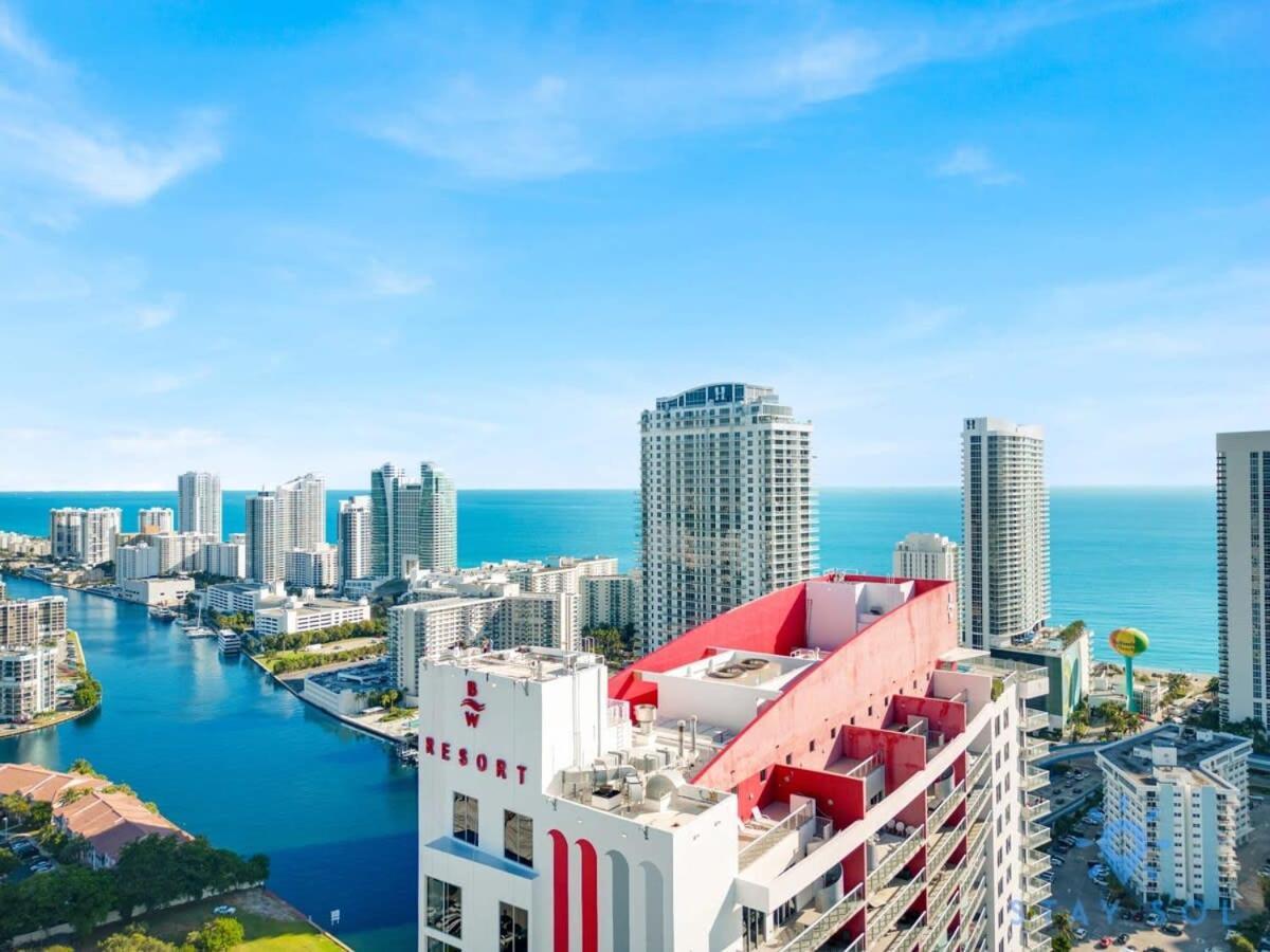 Infinite View With Balcony,Pool Plus Near Beach Hallandale Beach Exteriör bild
