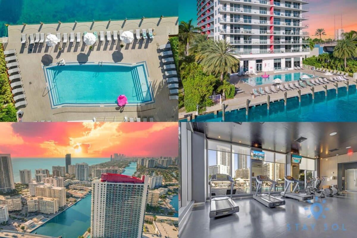 Infinite View With Balcony,Pool Plus Near Beach Hallandale Beach Exteriör bild